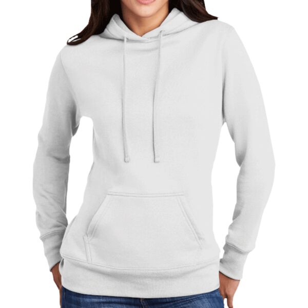 Port & Company Women's Core Fleece Pullover Hooded Sweatshirt LPC78H Women's Core Fleece Pullover Hooded Sweatshirt Thumbnail
